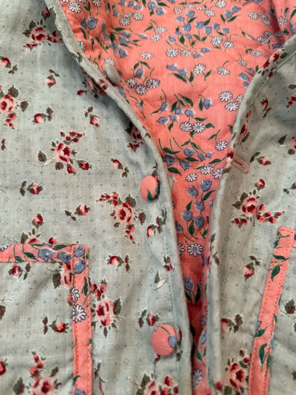 Ralph Lauren Reversible Quilted Floral Jacket